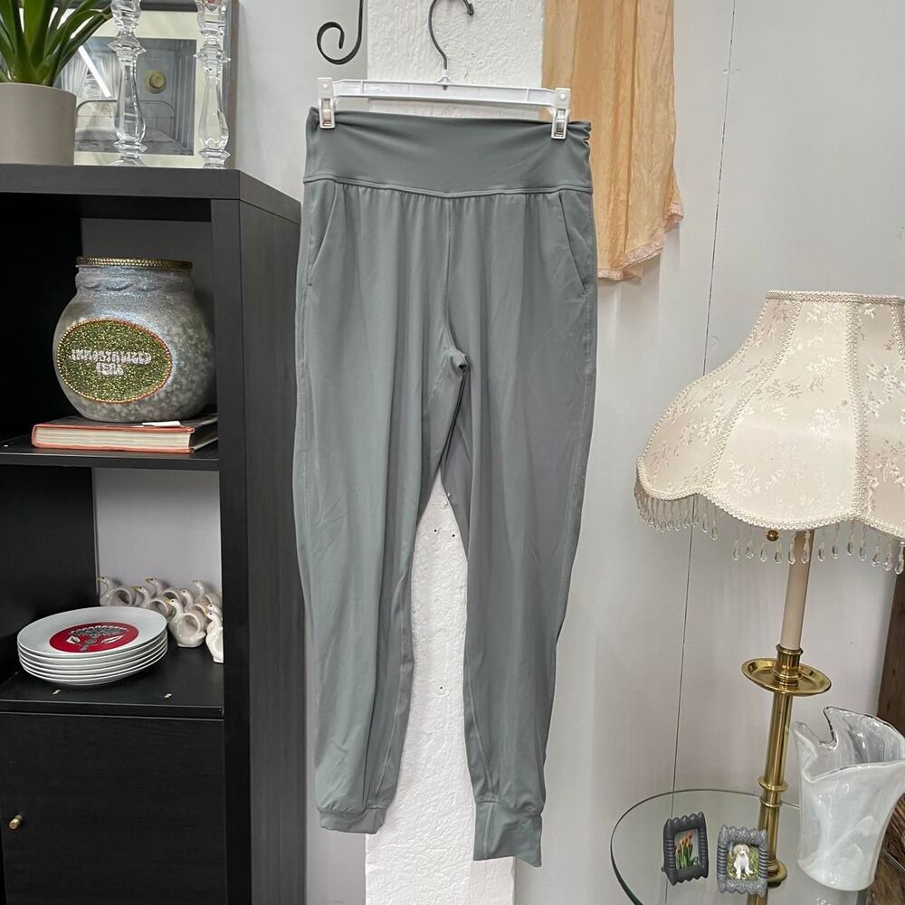 Avia Women's Grey and Green Leggings